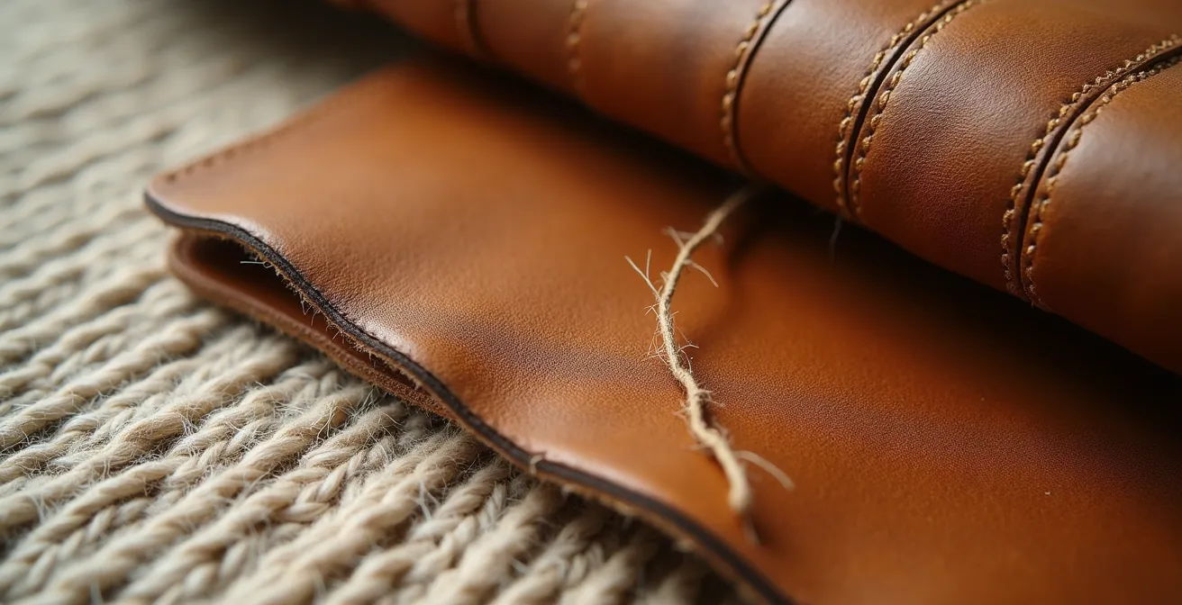 Close-up of layered natural textures in minimalist interior