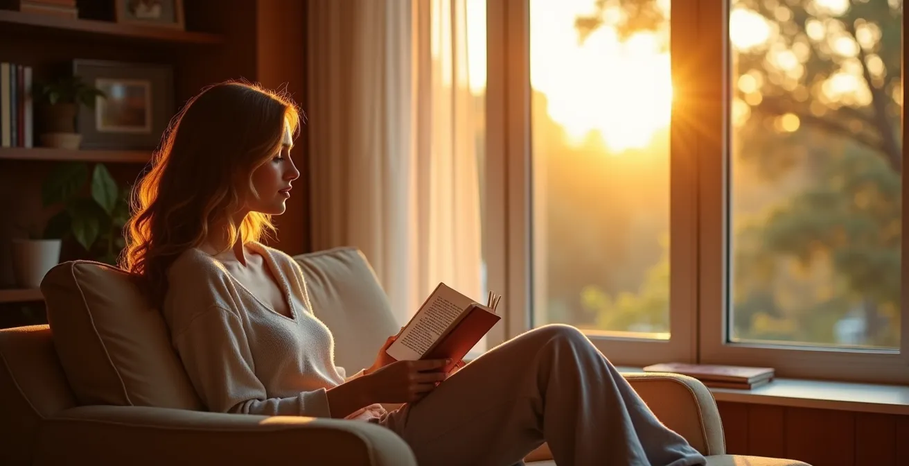 Interior space showcasing optimal window placement for natural lighting